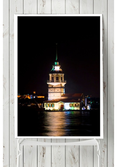 Istanbul Kız Kulesi Manzara Posteri 2