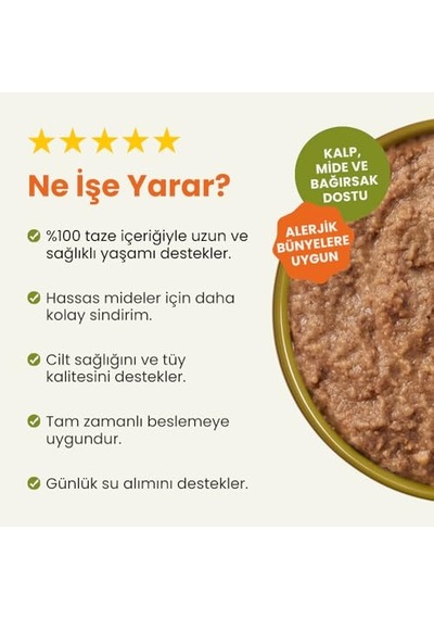 2As Kito Fresh Kuzu Etli Kedi Yemeği%100 Taze İçerikli 80 G 12 Gri