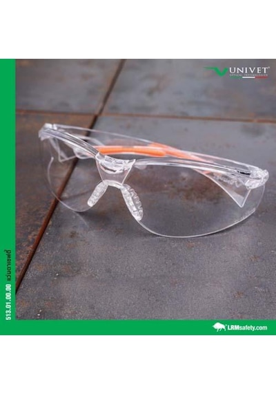 Univet 513.02.00.00 Şeffaf Koruyucu Gözlük.Çok Al Az Öde.