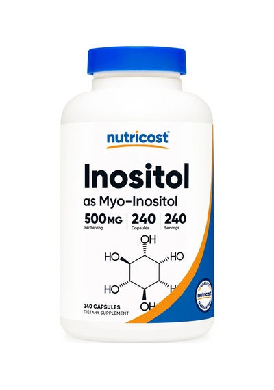 Nutricost Inositol 500 Mg 240 Kapsül / As Myo-ınositol