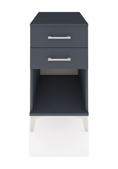 Kronos Komodin 2 Çekmeceli 44x59x80 Antrasit-antrasit Antrasit