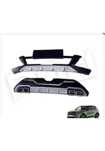 Kia Sportage 2022+ Ön Arka Tampon Koruma Difüzörü Set