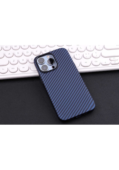 Apple Uyumlu iPhone 13 Pro Max Kilif Karbon Fiber Tasarimli Zore Karbono Kilif 553429434