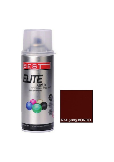 Best Elite Bordo Sprey Boya 400Ml