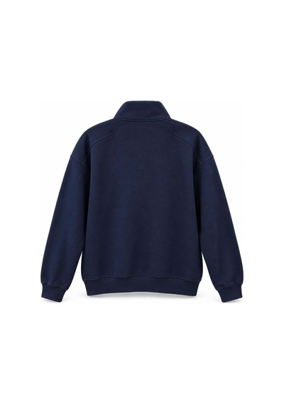 Mavi Yarım Fermuarlı Logo Sweatshırt Koyu Lac Lacivert Kadın Sweatshirt M1s20132-84371