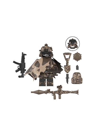 Ww2 Military Mini Figür Cod Army Engineer W-034
