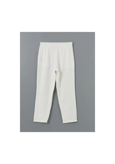 LC Waikiki Lcwaıkıkı Classic Beli Lastikli Loose Fit Kadın Pantolon Ecru