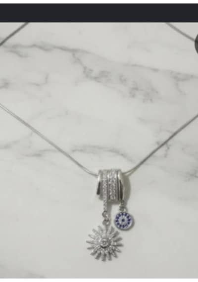 Beren Stainless Steel Çelik Kolye Gümüş