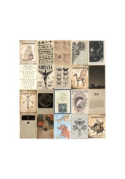 Fairygrunge Fairycore Art Poster Seti- 20 Adet-a5