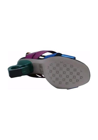 Poletto Hakiki Deri Altın Sandalet Topuklu 6564 178-870 Altın