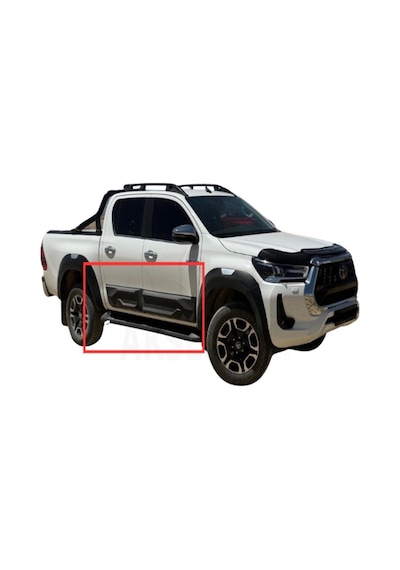 2015 Ve Üzeri Uyumlu Toyota Hilux Kapı Gövde Kaplama Kabartma Seti