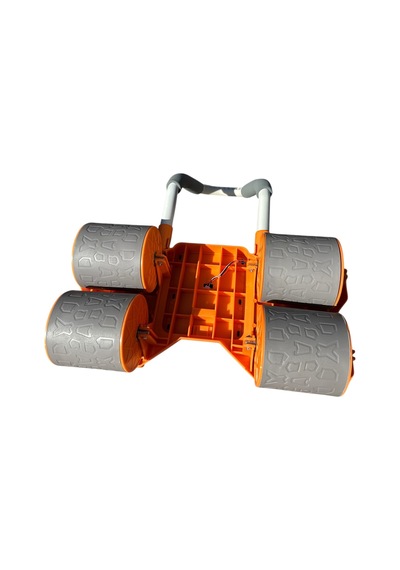 Dijital Ekranlı 4 Tekerlekli Dirsek Destekli Karın Egzersiz Aleti Ab Roller + Diz Matı