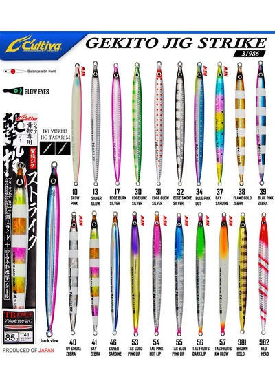 Cultiva 31986 Gekıto Jıg Strıke 15cm 85gr
