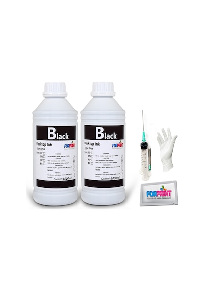 Canon Gı-40 Uyumlu Forprint Dolum Seti 2x1000ml Siyah, Canon Gm2040/canon Gm4040
