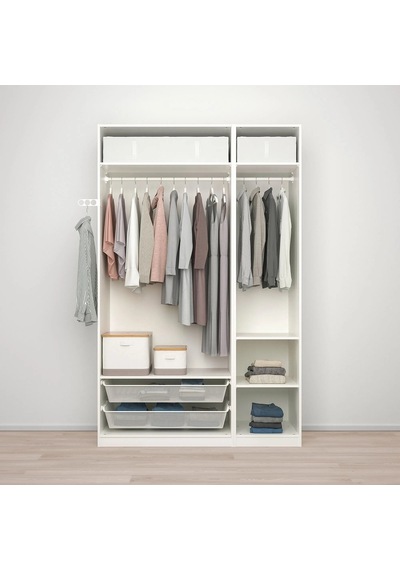 Ikea Beyaz Fonksiyonel Kapaklı Gardırop 150x60x236 Cm Ikea Beyaz Fonksiyonel Kapaklı Gardırop 150x60x236 Cm