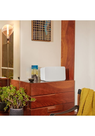 Sonos Five Kablosuz Hi-fi Hoparlör, Wi-fi Bağlantılı, Apple Airplay 2 Uyumlu, Derin Bas Ve Geniş Stereo Ses Performanslı Ev Tipi Akıllı Hoparlör