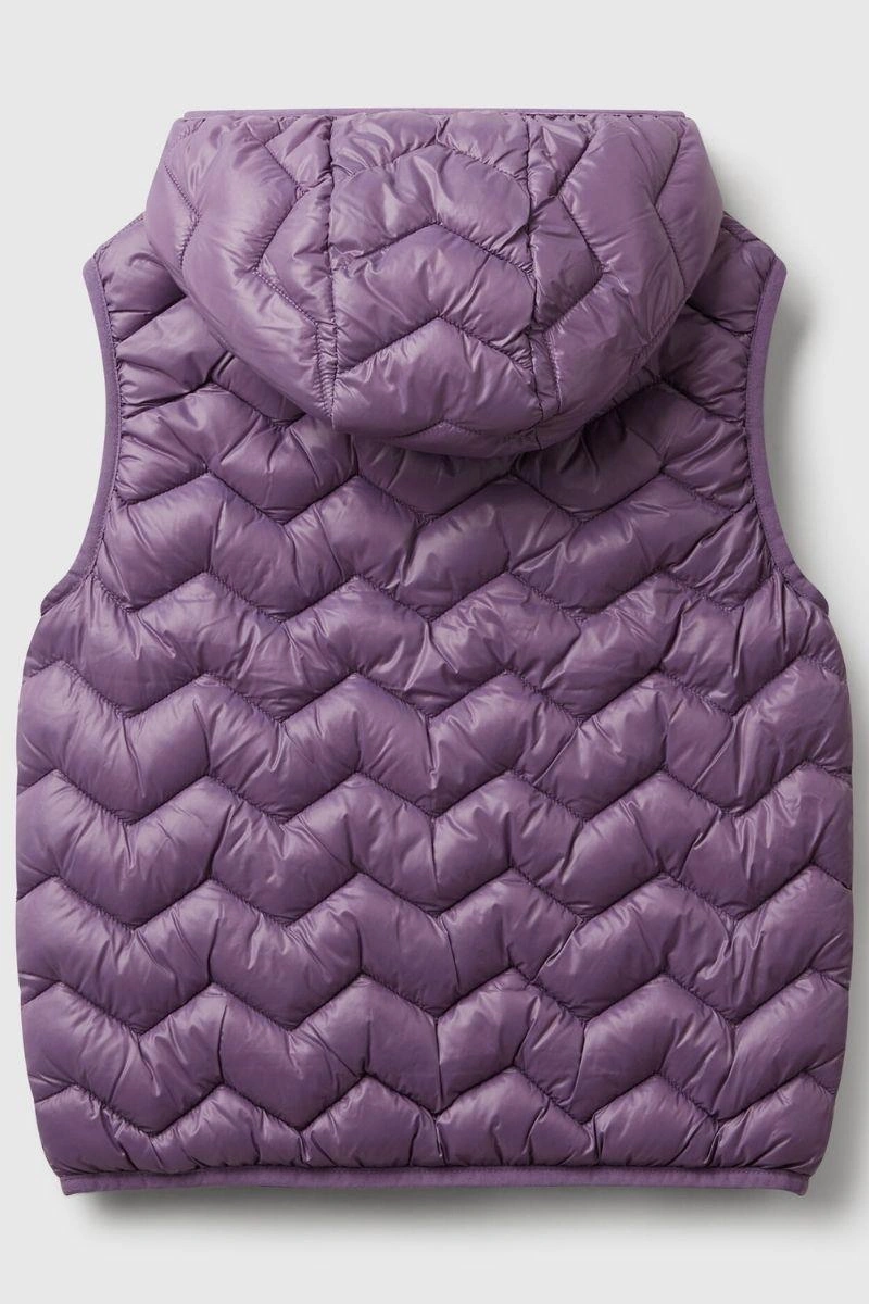 United Colors Of Benetton Kız Çocuk 21ıncj00q-25k Yelek Mor-2104 Mor