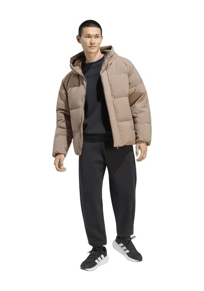 Adidas Down Erkek Spor Mont - Kg1516 Bej