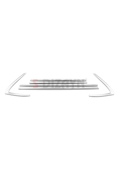 S-Dizayn Opel Corsa F Krom Cam Çıtası 6 Prç. 2019 Üzeri