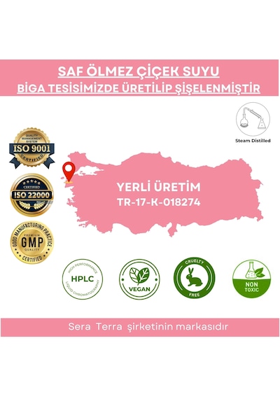Sera Natura Gül Suyu İçerikli Arındırıcı ve Gözenek Sıkılaştırıcı Tonik 100 ML