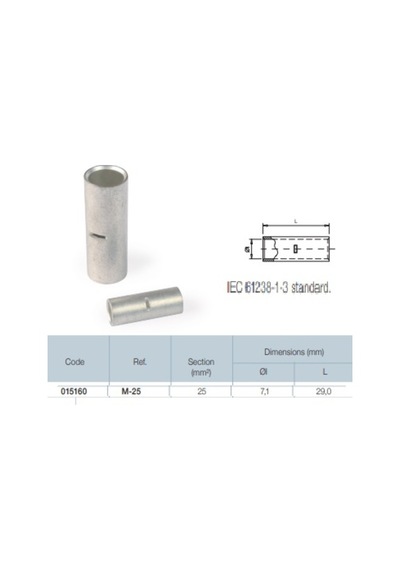 25 Mm2 Bakır Ek Muf 10 Adet