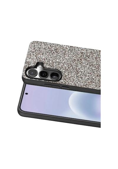 Onegif Samsung Galaxy A57 5g Bright Simli Kapak - Gümüş