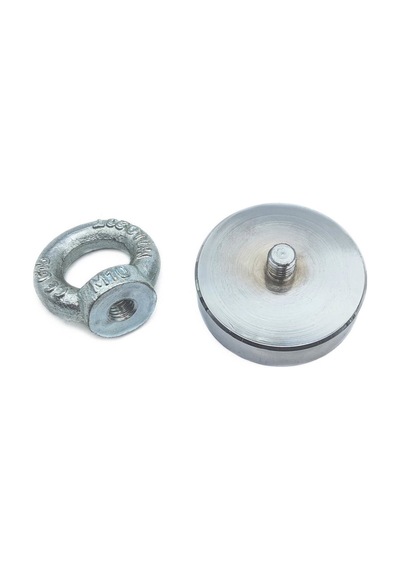 Süper Güçlü Halkalı Neodyum Pot Mıknatıs, 60Mm Çap Magnet Fishing