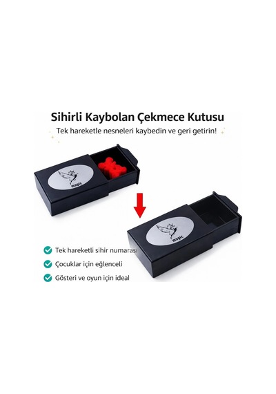 Ers Herşeyi Kaybeden Sihirli Kutu Sihirli Çekmece 3x10x7 Cm