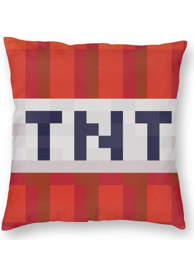 Minecraft TNT Pillow Yastık Peluş Oyuncak 45CM