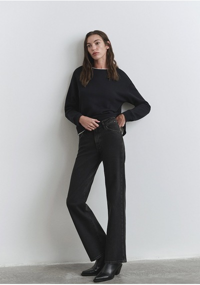 Mavi Ibıza Dark Smoke Denim siyah