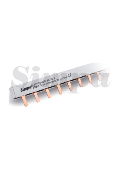 Simpa 3tbt-125 2 Ve 3 Faz Tarak Bara Tapası 125 Adet