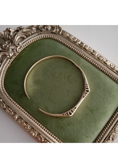 Lente Aksesuar Xuping Kararmaz Çelik Plaka Kelepçe Bilezik - 60 Mm Altın - Gold