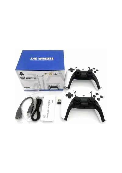 4k Ultra Hd Oyun Konsolu, 2.4g Çift Kollu 3d 4k Hd Game Stick