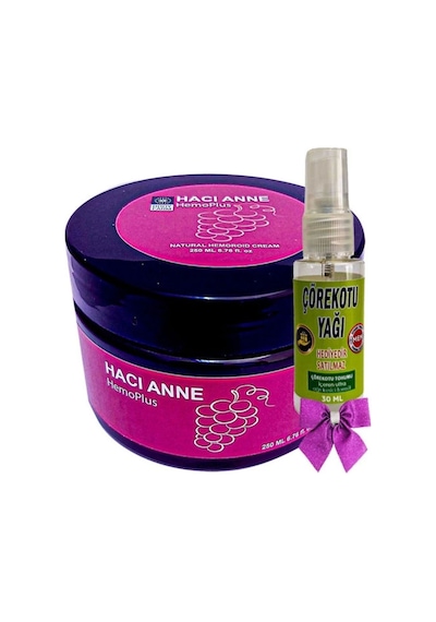 Hacı Anne Hemoplus Kremi 200 Ml + Çörek Otu Yağı 30 Ml
