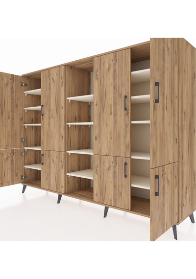 Hyperion Dolap 14 Raflı 8 Kapaklı 220x44x163 Çam-çam/aytaşı Çam-çam/aytaşı Hyperion Dolap 14 Raflı 8 Kapaklı 220x44x163 Çam-çam/aytaşı Çam-çam/aytaşı