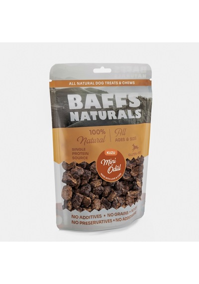 Baffs Naturals Kuzu Mini Atıştırmalık Köpek Ödül Maması 100 G