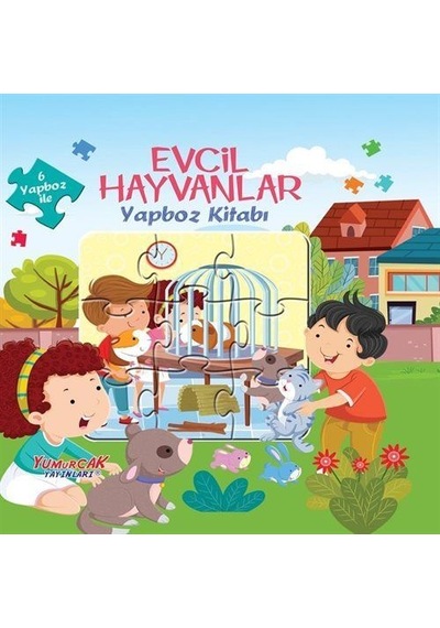 Evcil Hayvanlar Yapboz Kitabı / Kolektif