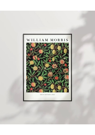 Çerçevesiz Poster William Morris Meyve Deseni No 1
