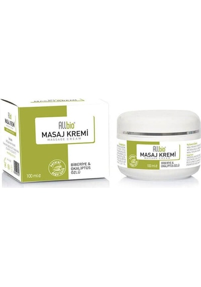 Allbio Biberiye Okaliptüs Özlü Masaj Kremi 100 ML