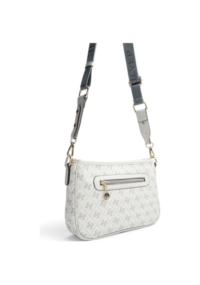 Silver & Polo Silver Polo A.gri - Gri Monogram Kadın Çapraz Çanta Sp1160