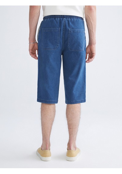 Lcw Jeans İndigo Rahat Kalıp Erkek Jean Şort