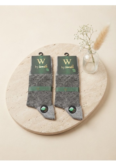 W By Jawalli Bambu Erkek Çorap -1272 Gri - Antrasit