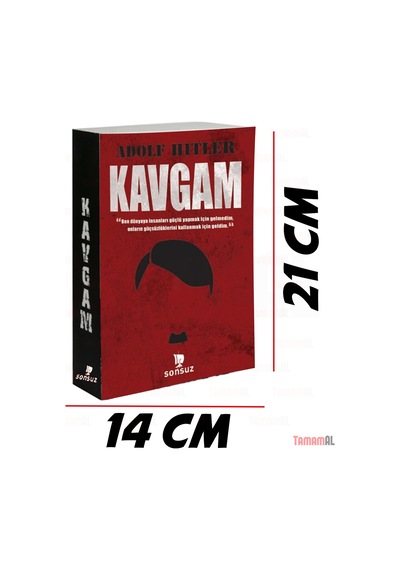 Adolf Hitler / Kavgam Tam Metin / 540 Sayfa / Sonsuzkitap