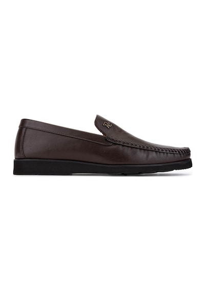 Tamer Tanca Erkek Hakiki Deri Kahverengi Loafer Ayakkabı 478 B1202 Erk Ayk Y25 Kahve Dr Kahverengi