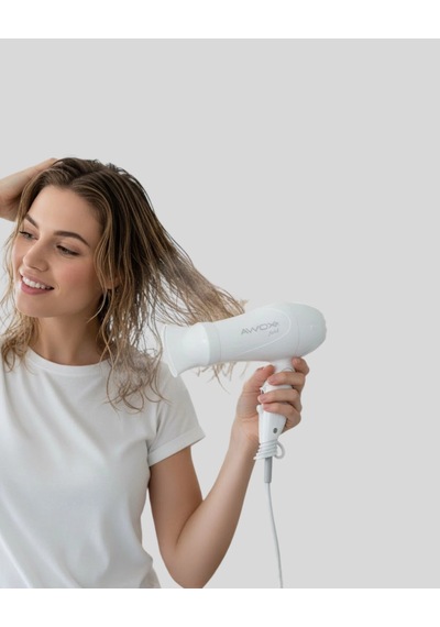Hubrendy Tekno Awox Mini Fön Beyaz