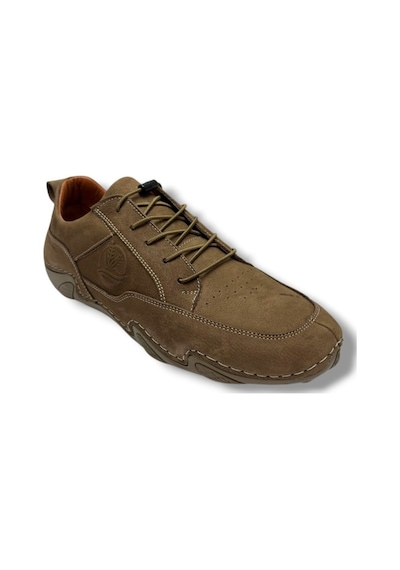 Sayar 362-26 Hakiki Nubuk Deri Comfort Casual Erkek Ayakkabı Vizon
