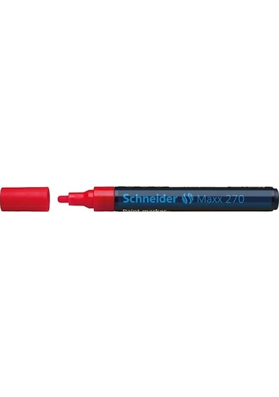 Schneider Markör Boya Maxx 1-3 Mm Kırmızı 270 Çok Renkli