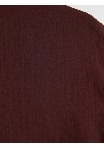 Lcw Vision Bordo Regular Fit Resort Yaka Müslin Erkek Gömlek Lcw Vision Bordo Regular Fit Resort Yaka Müslin Erkek Gömlek