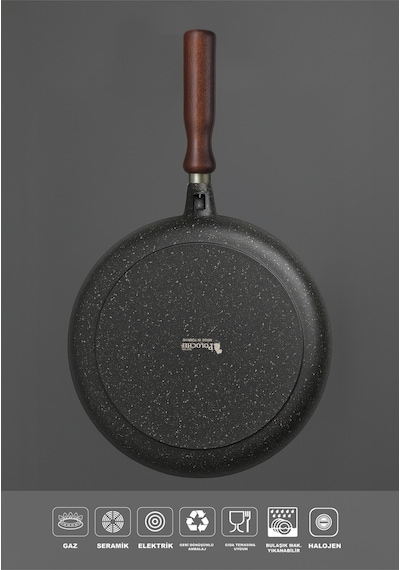 Polochef Gözleme Ve Krep Tavası 22 Cm Siyah