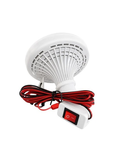 Anahtarlı 12 Volt 24 Watt Akü Maşalı 2 Metre Kablolu Led Ampul